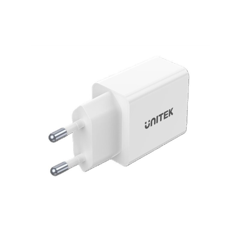 UNITEK ŁADOWARKA 2X USB-A, 12W, BIAŁA, P1113A-EU