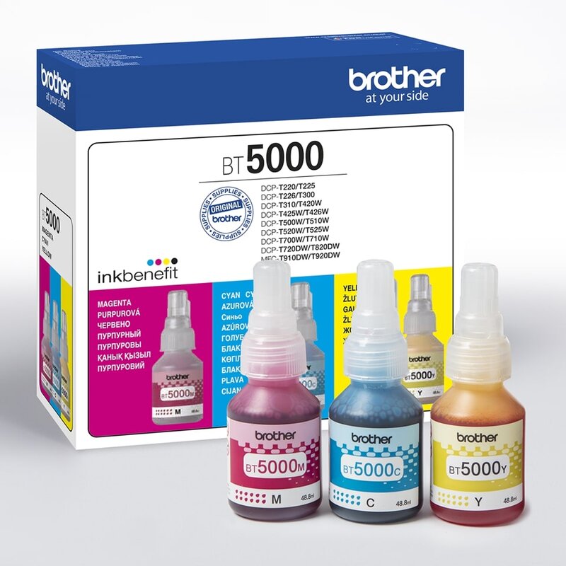 Brother BT5000CLVAL CMY Kolor 146,4 ml