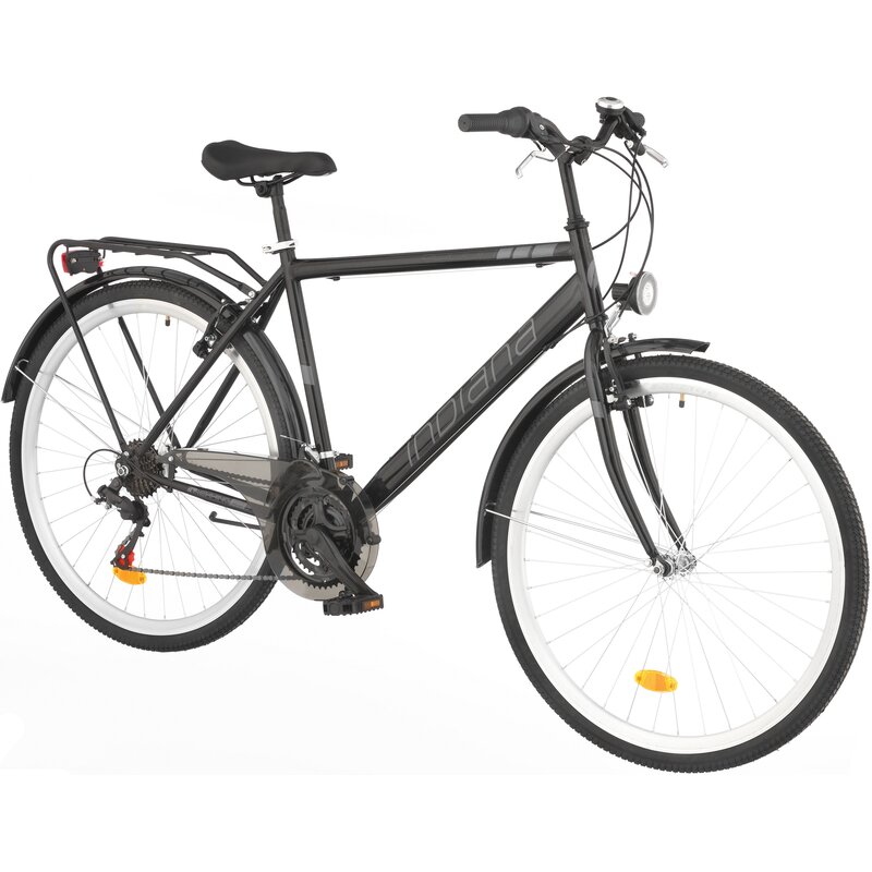 Rower trekkingowy INDIANA Trekker M21 28 cali męski Czarny 2023