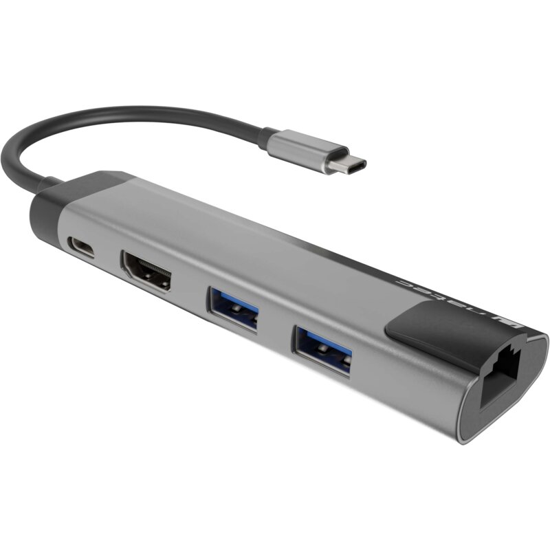 Hub NATEC Fowler Go 5w1 USB Typu C 3.2 Gen. 1, Pasywny