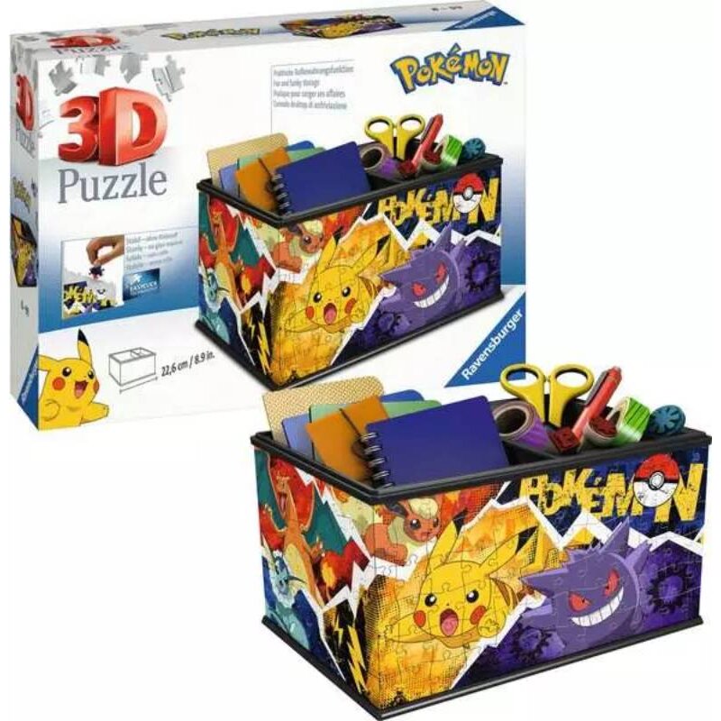 Puzzle 3D RAVENSBURGER Pokemon Pudełko do przechowywania 11546 (216 elementów)
