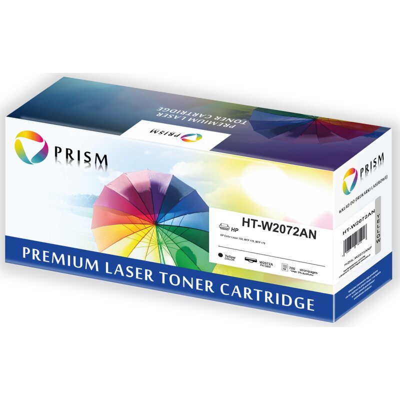 Toner PRISM do HP 117A W2072A ZHL-W2072ANP Żółty