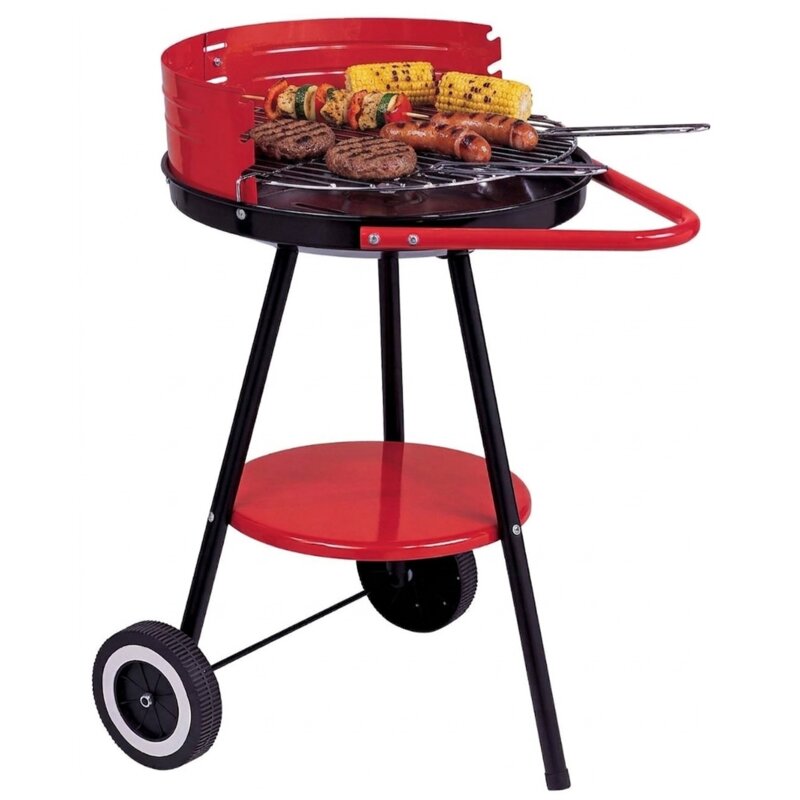 Grill ogrodowy węglowy ACTIVA 19771 Okrągły, na kółkach