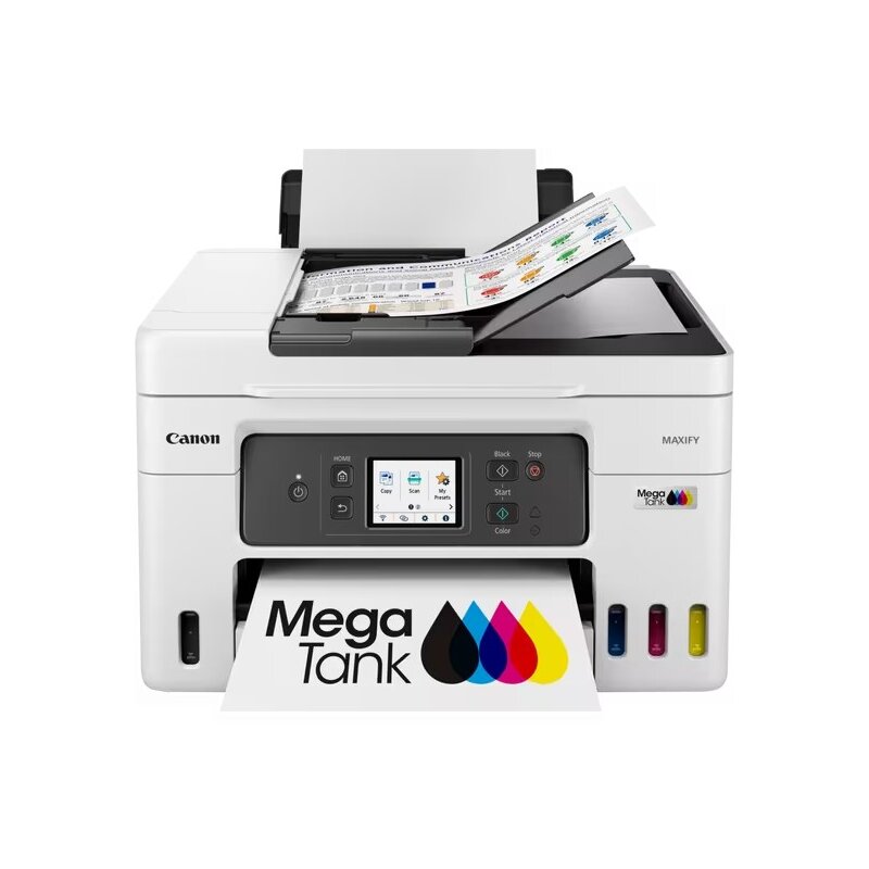 Urządzenie wielofunkcyjne CANON Maxify GX4040 MegaTank Druk w kolorze, Automatyczny druk dwustronny, Wi-Fi