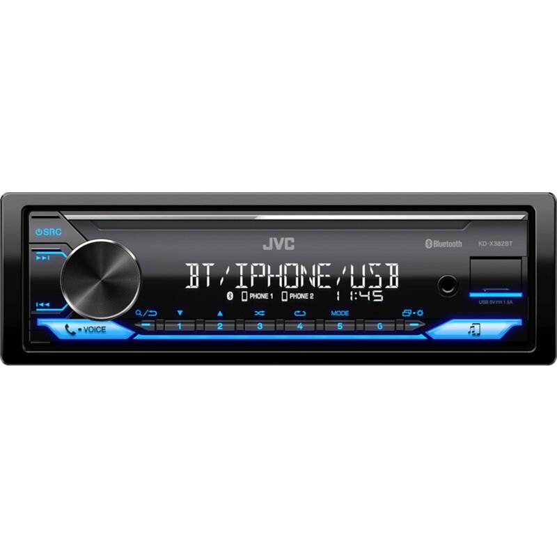 Radio samochodowe JVC KDX-382BT Bluetooth