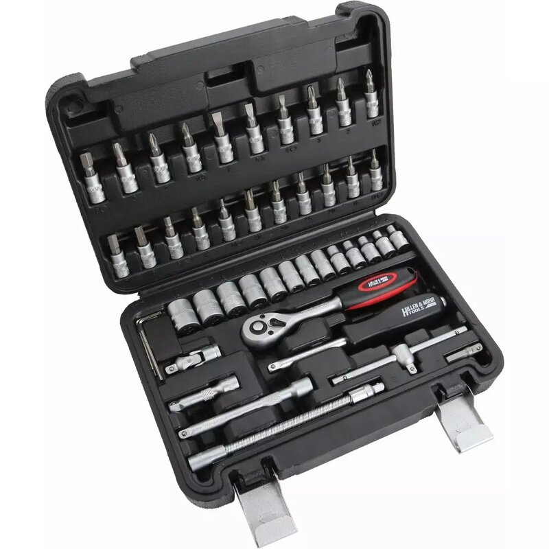 Zestaw kluczy nasadowych HILLEN&MOHR 17K046A 1/4 cala (46 elementów)