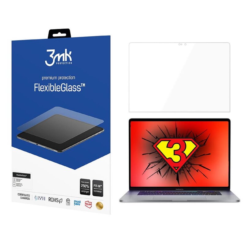 Szkło hybrydowe 3MK FlexibleGlass do Apple Macbook Pro 2020 13.3 cali
