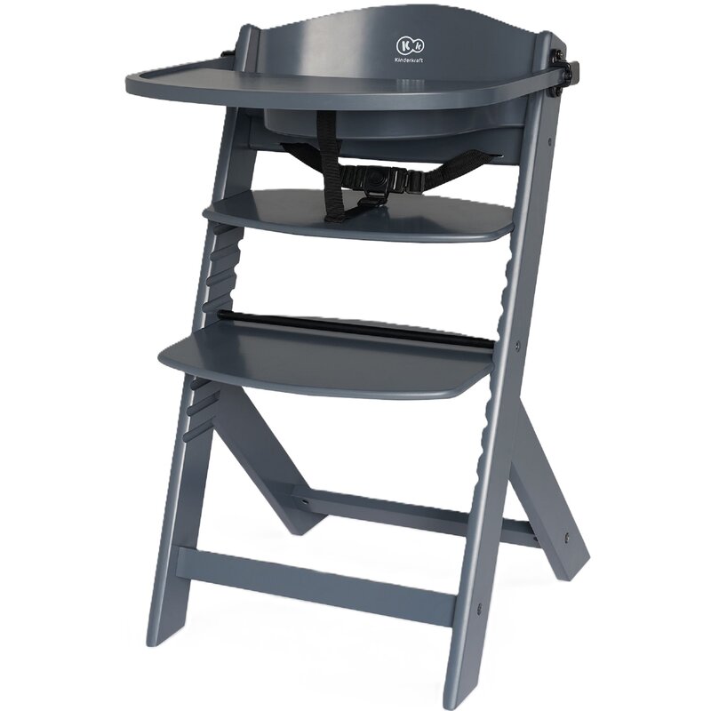 Krzesełko do karmienia KINDERKRAFT Enock Szary