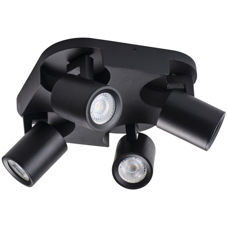 Oprawa sufitowa punktowa KANLUX Laurin EL-4O B Czarny