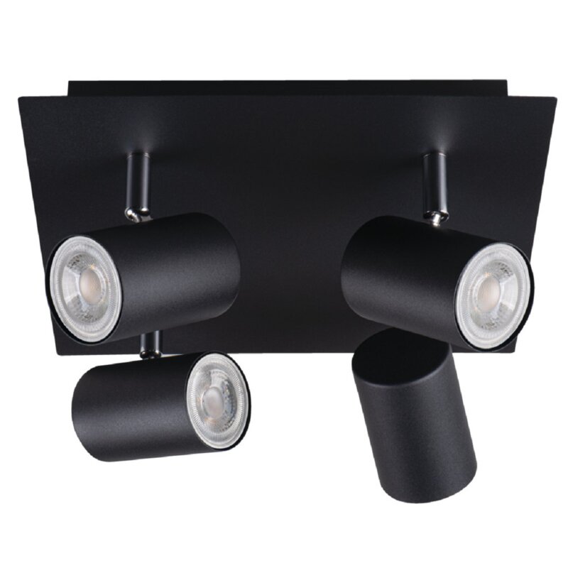 Lampa sufitowa punktowa KANLUX Evalo EL-4O B-SR Czarny