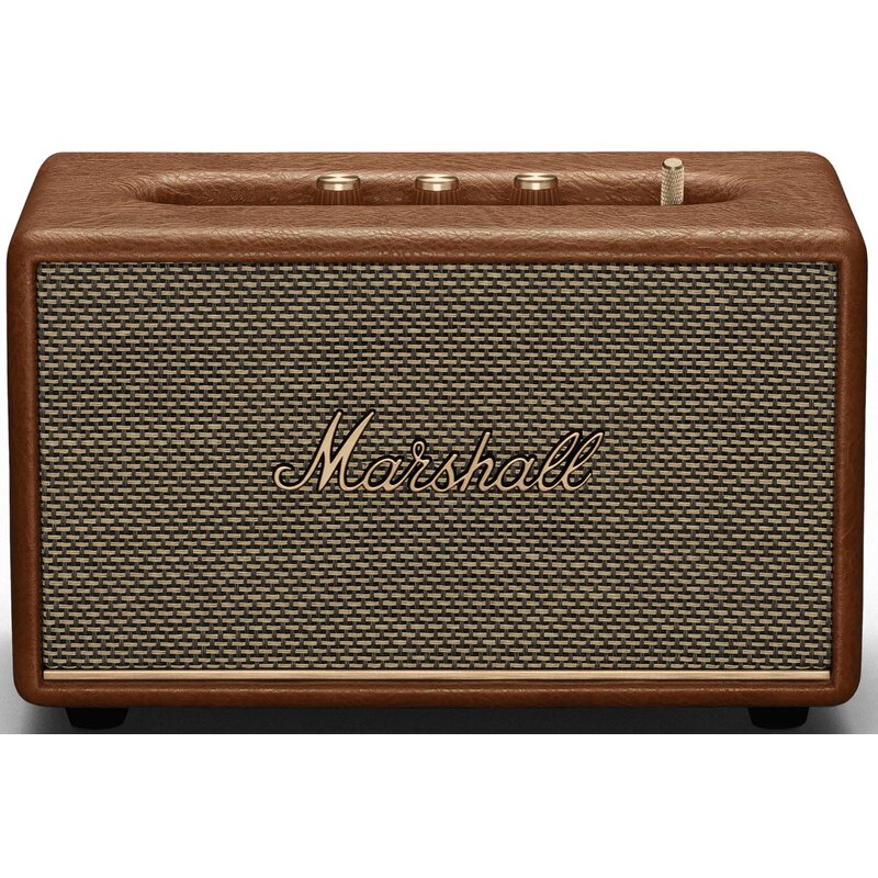 Głośnik MARSHALL Acton III Regulacja głośności, Bluetooth 5.2, Ikoniczny styl, Aplikacja Marshall, Brązowy