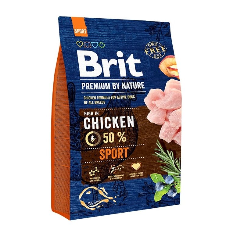 Karma dla psa BRIT Premium By Nature Sport Kurczak 3 kg