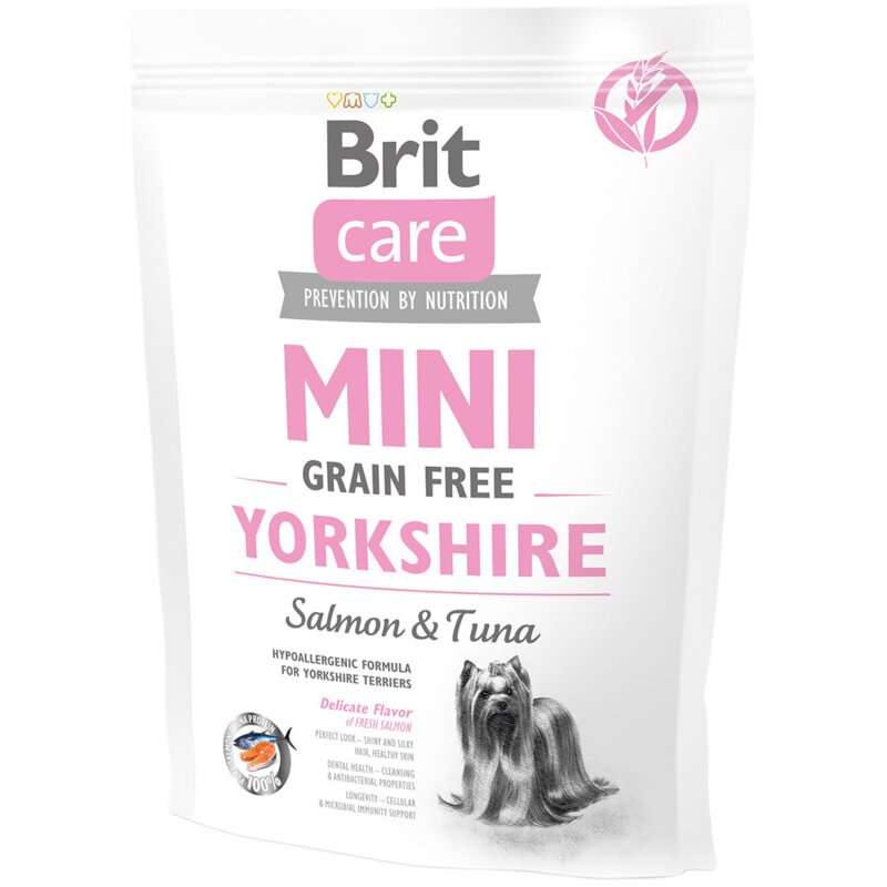 Karma dla psa BRIT Care Mini Yorkshire Łosoś z tuńczykiem 400 g