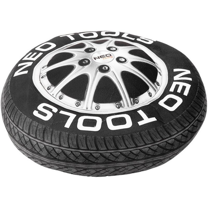 Poduszka NEO TOOLS Opona 3D GD023 40 x 16.5 cm Czarny