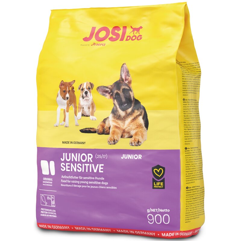 Karma dla psa JOSIDOG Junior Sensitive Drób 900g