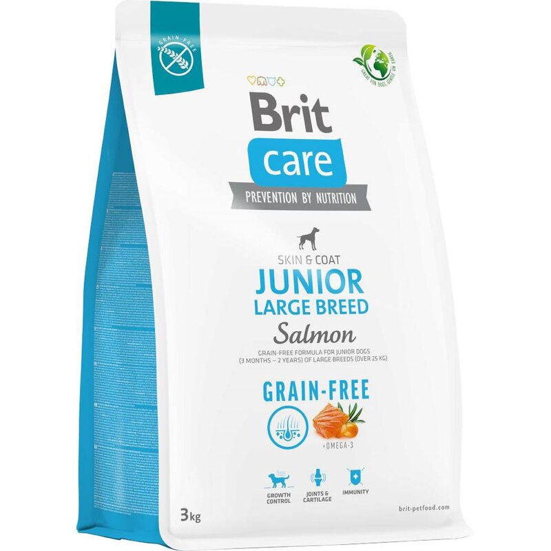 Karma dla psa BRIT Grain-Free Junior Large Łosoś 3 kg