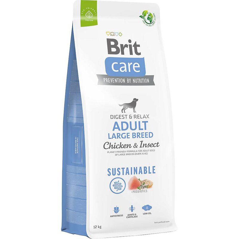 Karma dla psa BRIT Care Adult Large Breed Kurczak i owady 12 kg