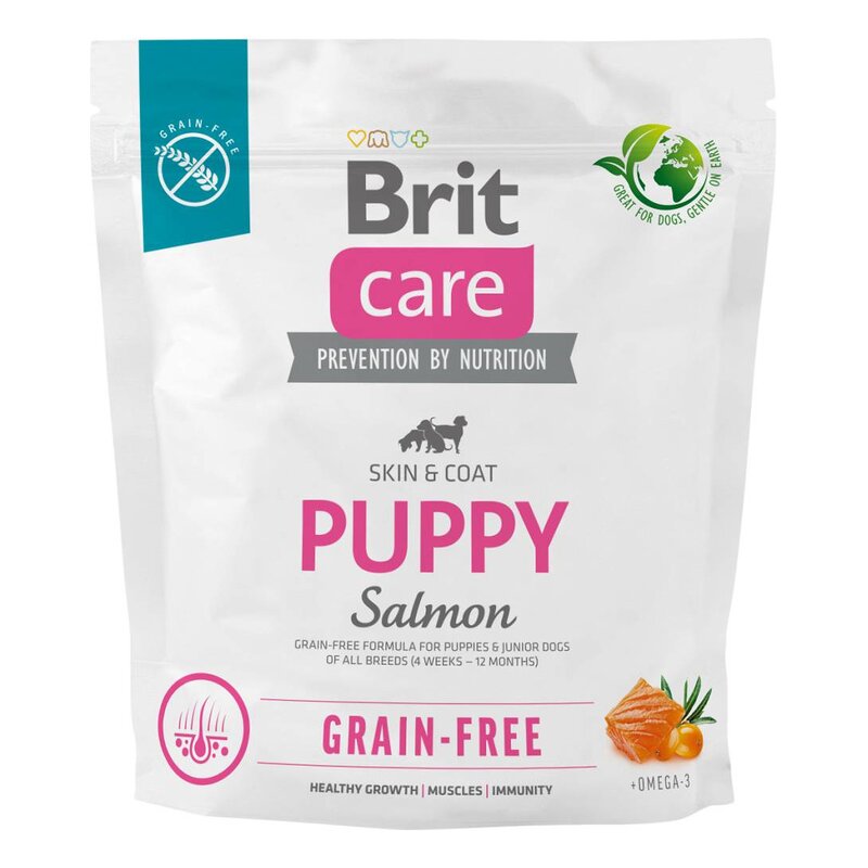 Karma dla psa BRIT Care Grain-Free Puppy Łosoś 1 kg