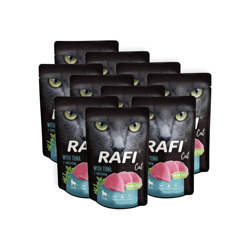 Karma dla kota RAFI z tuńczykiem 10 x 100 g