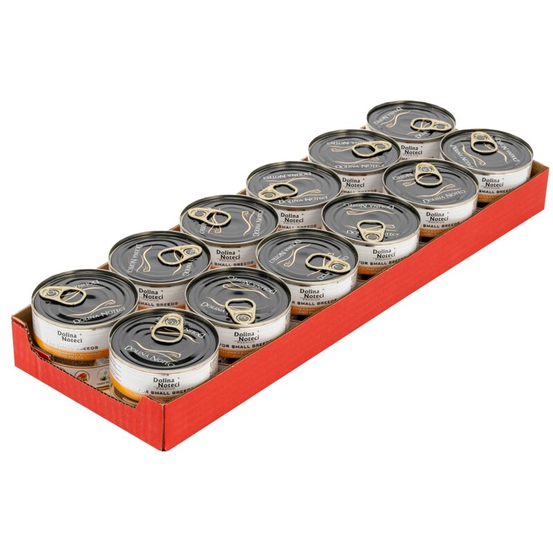 Karma dla psa DOLINA NOTECI Premium z bażantem, dynią i makaronem 12 x 185 g