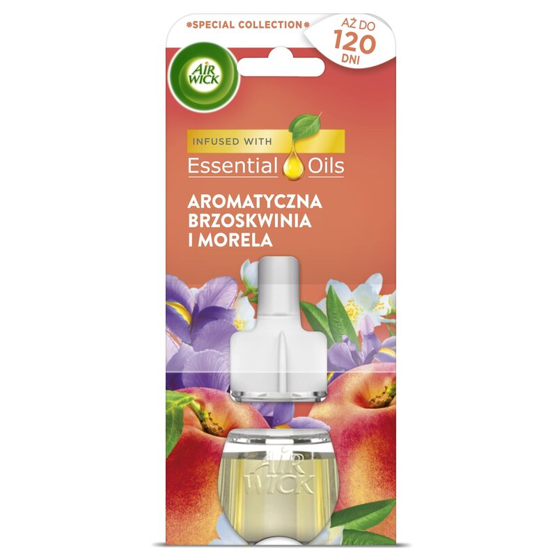 Wkład do odświeżacza powietrza AIR WICK Aromatyczna Brzoskwinia i Morela 19 ml