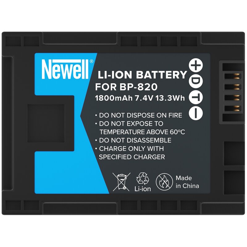 Akumulator NEWELL 1800 mAh Zamiennik BP-820 do Canon