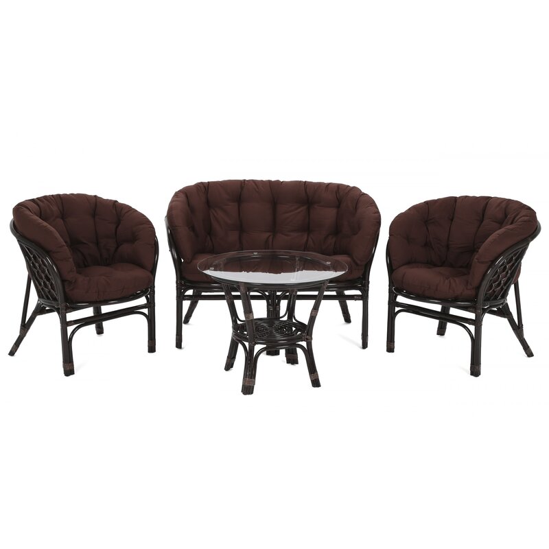 Zestaw mebli ogrodowych HOME&GARDEN Bahama 770493 Brązowy