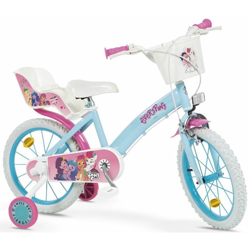 Rower dziecięcy TOIMSA My Little Pony 16 cali Błękitny Wzrost: 100-120 cm Wiek: 5-7 lat