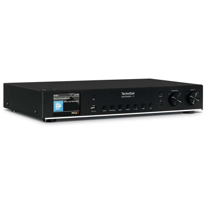 Tuner Radiowy Technisat 143 Radio Internetowe WiFi DAB+ FM USB BT Spotify