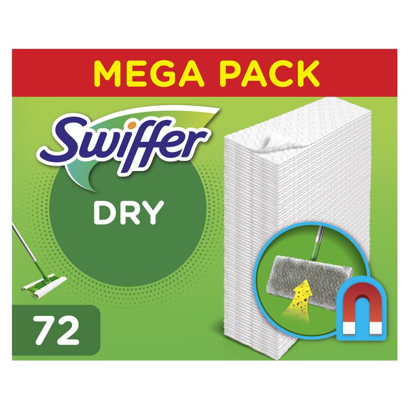 Ściereczka do mopa SWIFFER Traps & Locks (72 sztuki)