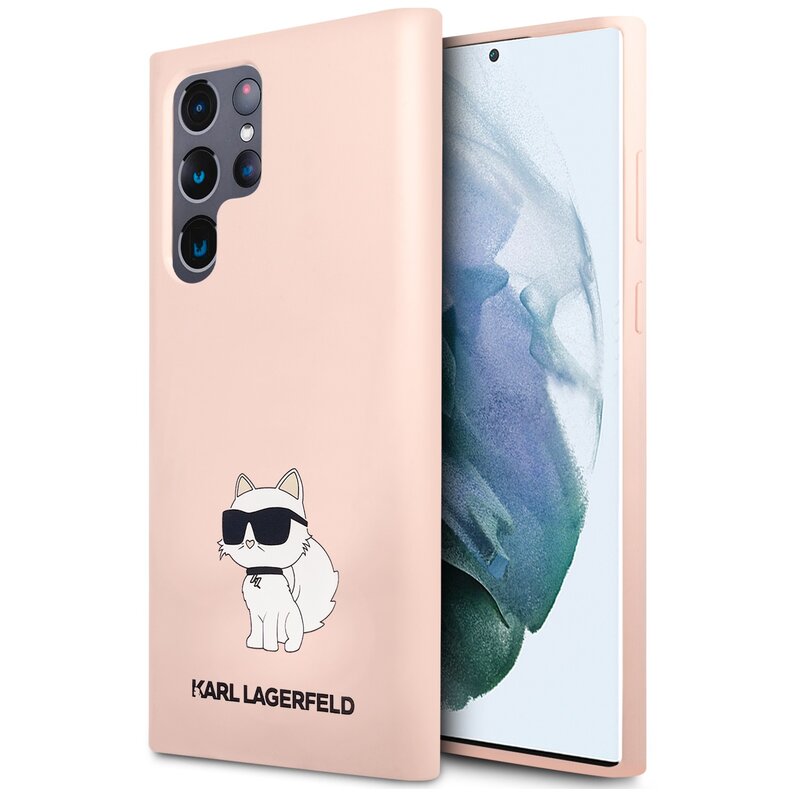 Karl Lagerfeld Silicone Choupette KLHCS23LSNCHBCP do Samsung Galaxy S23 Ultra