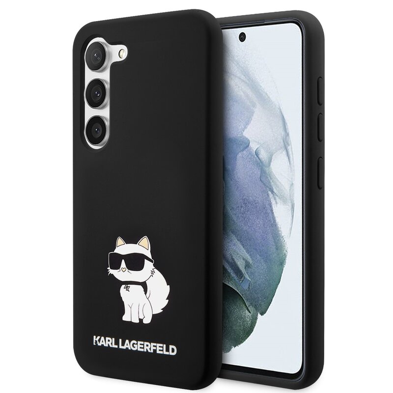 Etui KARL LAGERFELD Silicone Choupette do Samsung Galaxy S23+ Czarny