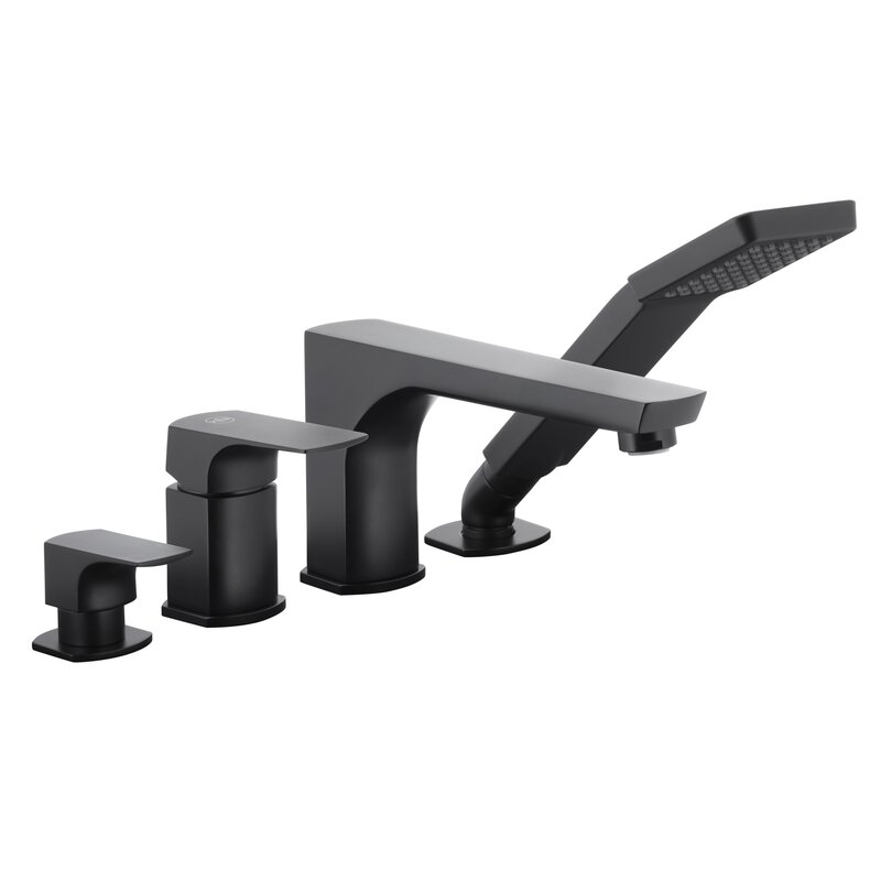 Bateria wannowa natynkowa KFA ARMATURA Mokait 5535 210 81 Czarny