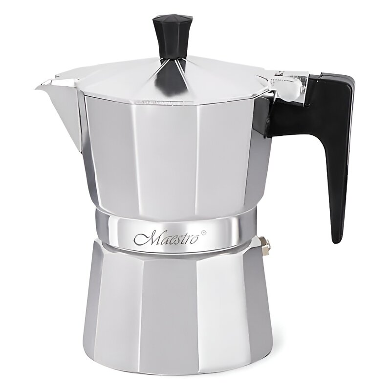 Kawiarka MAESTRO MR-1666-3 3 TZ Srebrny 150 ml