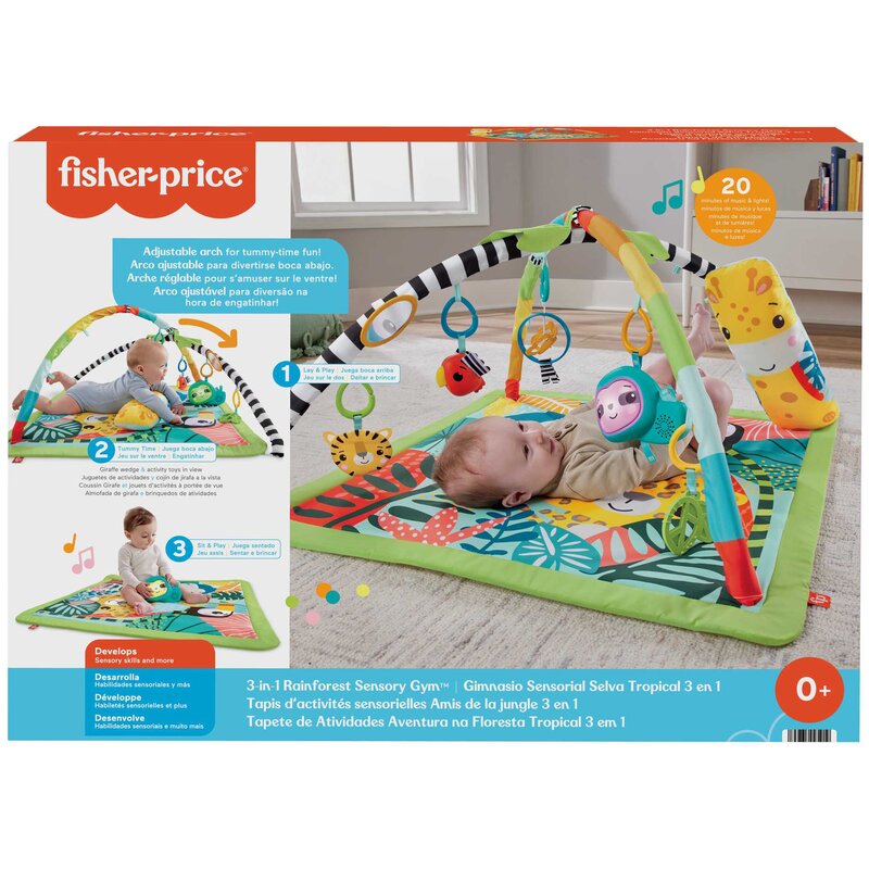 Mata edukacyjna FISHER PRICE Las tropikalny HJW08