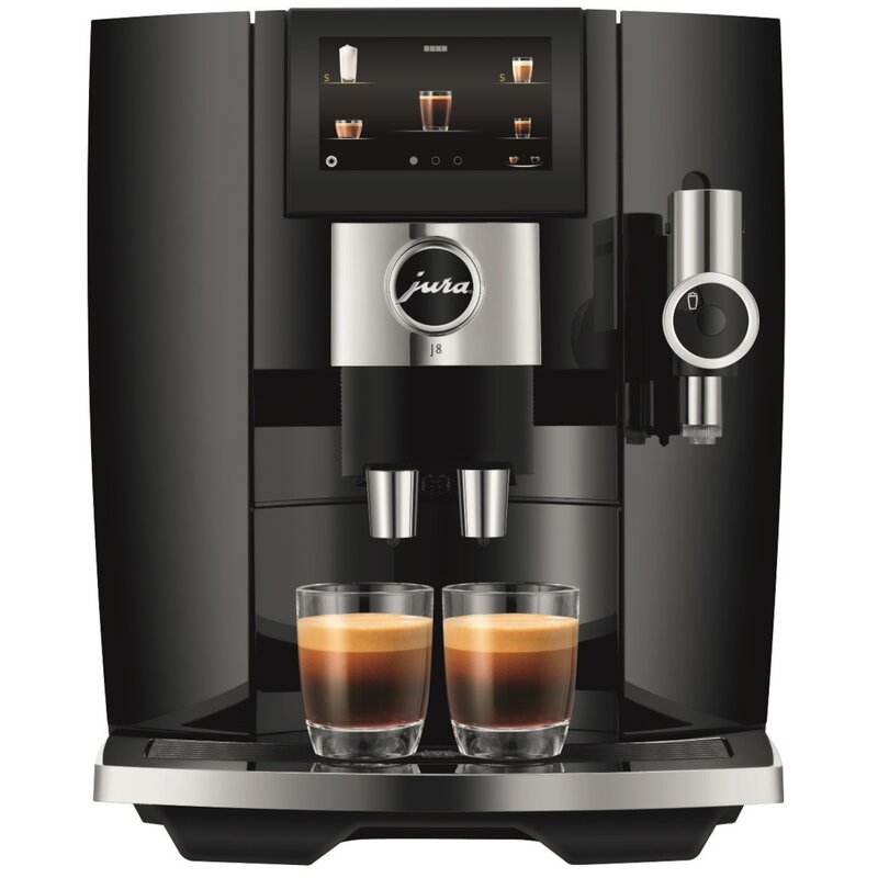 Ekspres JURA J8 Piano Black (EA) z systemem Sweet Foam
