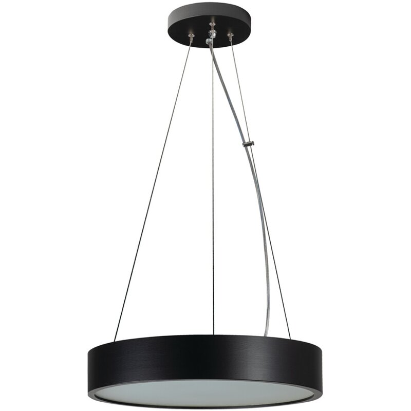 Lampa wisząca czarna JASMIN 2xE27x20W wym: 100x37,5x37,5 cm Kanlux