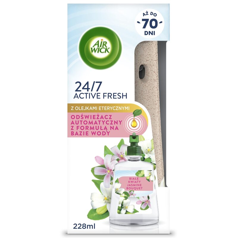 Odświeżacz powietrza AIR WICK Active Fresh Białe Kwiaty 228 ml