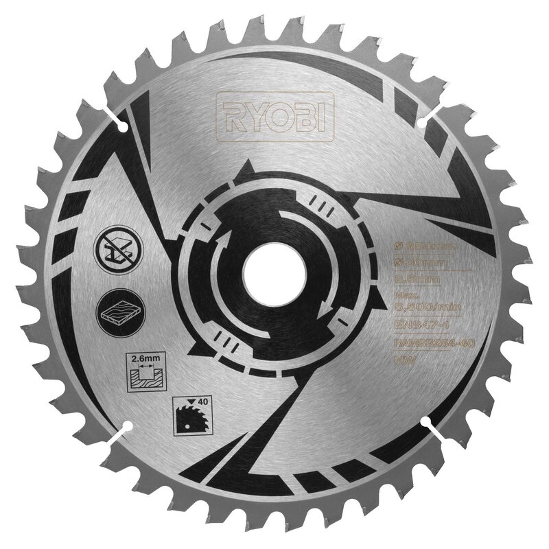 Brzeszczot ukośny 254 mm, 40 zębów