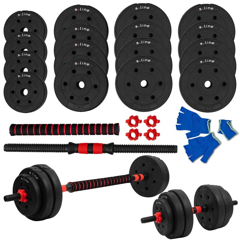 Zestaw hantli S_LINE SA016 (2 x 20 kg)