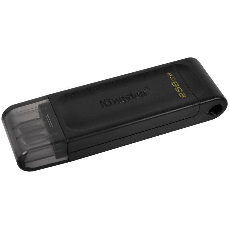 Pendrive KINGSTON DataTraveler 70 256GB, USB-C Czarny