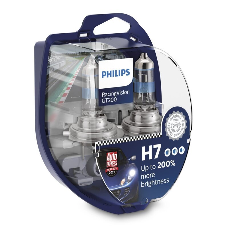 Żarówka samochodowa PHILIPS RacingVision GT200 H7 (2 szt.)