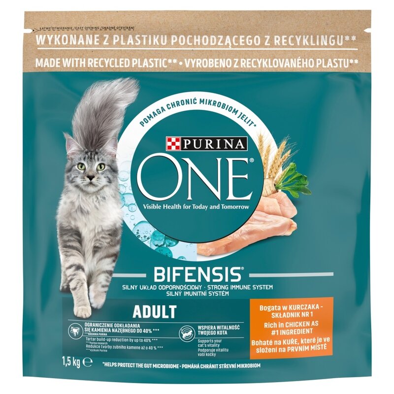 Karma dla kota PURINA ONE Bifensis Adult Kurczak 1.5 kg