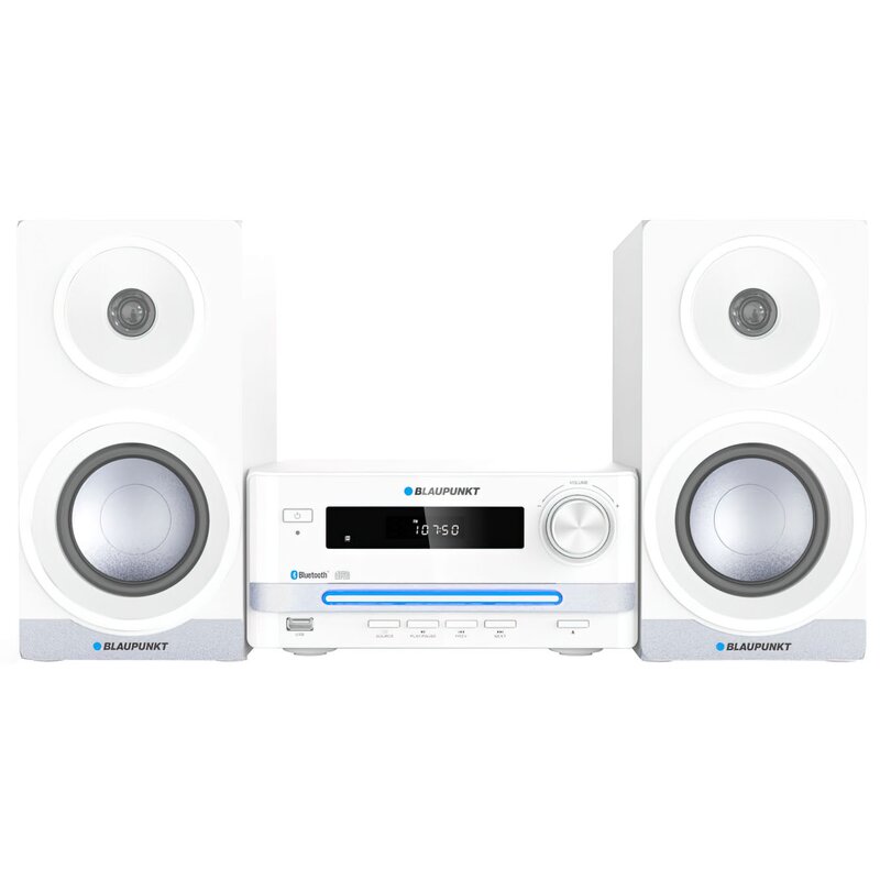 Blaupunkt MS16BT Edition 15W Bluetooth Radio FM Biały