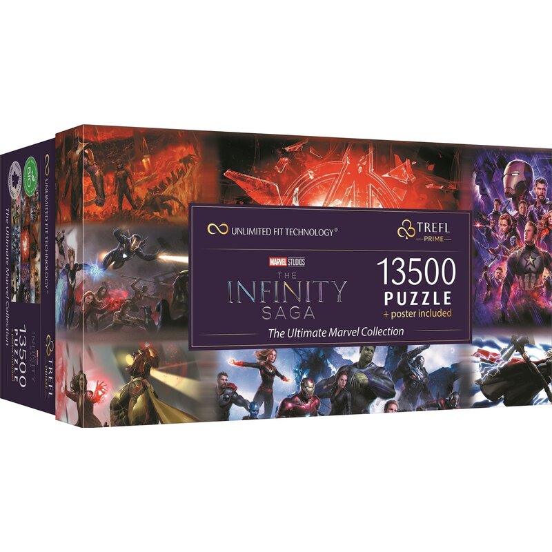 Puzzle TREFL Prime Unlimited Fit Technology Ultimate Collection Marvel 81024 (13500 elementów)
