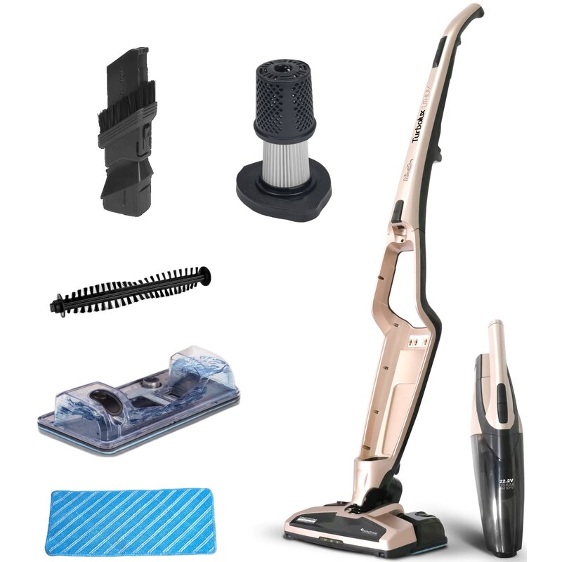 Odkurzacz pionowy TURBOTRONIC TT-LUX 900 Szampański Bezprzewodowy