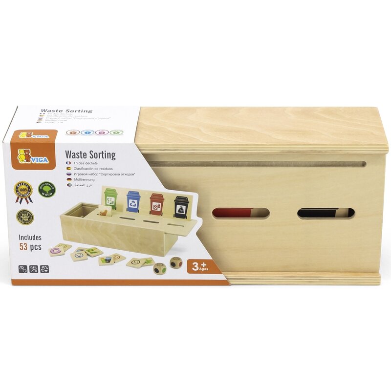 Zabawka edukacyjna VIGA Learn from Fun Sorter odpadów 44504