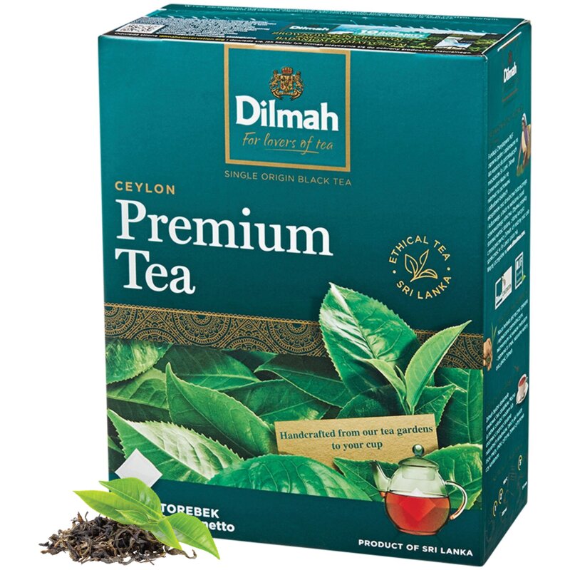 Herbata czarna w saszetkach DILMAH Ceylon Premium (100 sztuk)