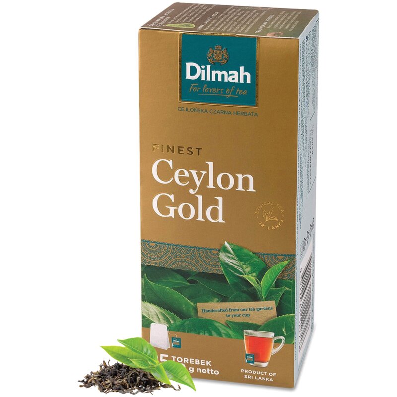 Herbata czarna w saszetkach DILMAH Ceylon Gold (25 sztuk)