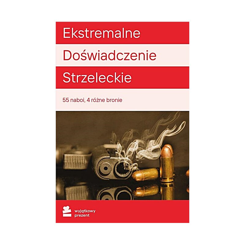 Karta podarunkowa WYJĄTKOWY PREZENT Ekstremalne Doświadczenie Strzeleckie